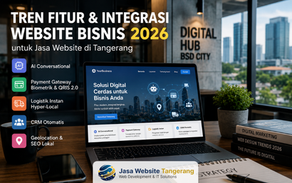 Tren Fitur & Integrasi Website Bisnis 2026 untuk Jasa Website di Tangerang