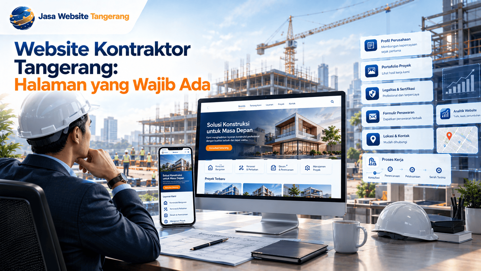 Website Kontraktor Tangerang: Halaman yang Wajib Ada