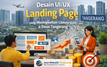 Desain UI/UX Landing Page yang Meningkatkan Conversion di Pasar Tangerang